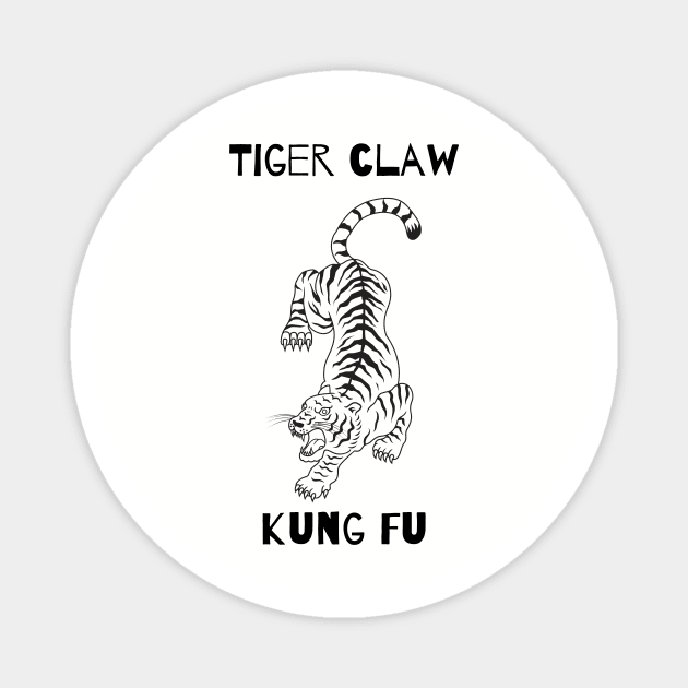 Tiger claw Kung fu Magnet by Rickido